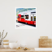 Regionalzug Alpen Poster (Küche)