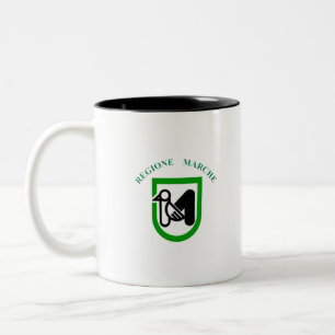 Regione Marche Zweifarbige Tasse