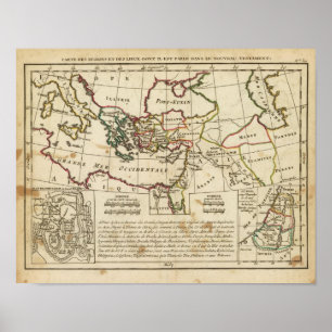 Regionen, Plätze im neuen Testament Poster