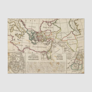 Regionen, Plätze im neuen Testament Seidenpapier