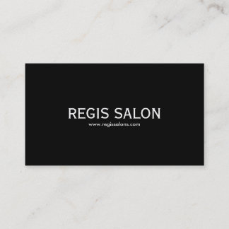 Regis-SALON, www.regissalons.com Visitenkarte