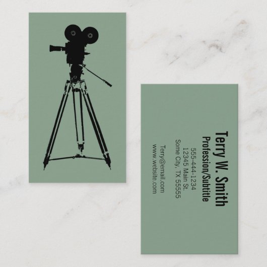 Regisseur Visitenkarte (Vorne/Hinten)