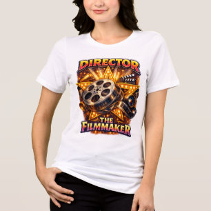 Regisseurin - Die Filmemacherin Bella+Canvas Damen Tri-Blend Shirt