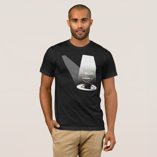 Regisseurs-Stuhl T-Shirt anpassbar (Vorne ganz)