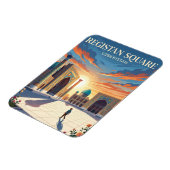 Registan-Platz Usbekistan Magnet (Linke Seite)
