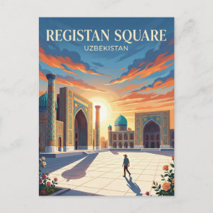 Registan-Platz Usbekistan Postkarte