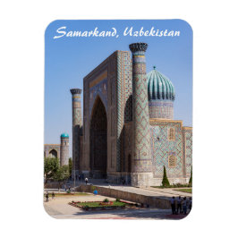 Registan Square - Samarkand, Usbekistan, Asien Magnet