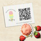 Register für das aufgetauchte Eiscreme-Brautparty Begleitkarte