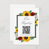 Register für traditionelles Blumengebäck Begleitkarte (Vorne/Hinten)