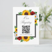 Register für traditionelles Blumengebäck Begleitkarte (Stehend Vorderseite)