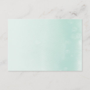 REGISTER-KARTE:: ombre Aquarell-Pastellminze Begleitkarte