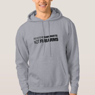 Register-Kommunist-nicht Feuerwaffen Hoodie