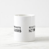 Register-Kommunist-nicht Feuerwaffen Kaffeetasse (Mittel)