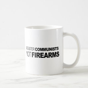 Register-Kommunist-nicht Feuerwaffen Kaffeetasse