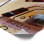 Register und Kondensatoren Poster (Ecke)