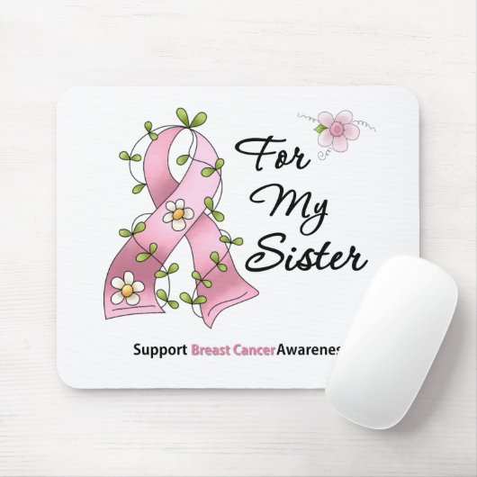 Register zur Unterstützung von Brustkrebs Mousepad (Mit Mouse)