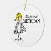 Registered Dietician Keramik Ornament (Links)