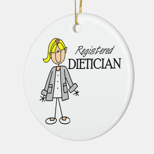 Registered Dietician Keramik Ornament (Links)