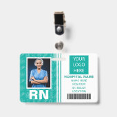 Registered Nurse Foto ID Ausweis (Vorderseite mit Clip)