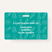 Registered Nurse Foto ID Ausweis (Rückseite)