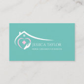 Registered Nurse Home Healthcare Provider Elderly Visitenkarte (Vorderseite)