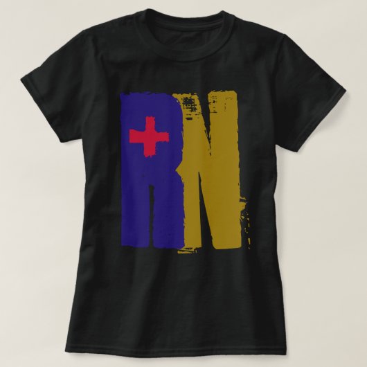Registered Nurse purpleRedCross-T - Shirt (Design vorne)