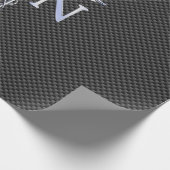 Registered Nurse RN Caduceus Snakes Carbon Geschenkpapier (Ecke)