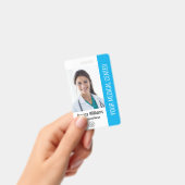 Registered Nurse RN Employee ID Blue Ausweis (Handheld)