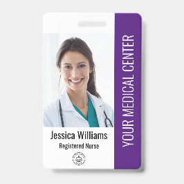 Registered Nurse RN Employee ID Lila Ausweis