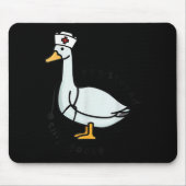 Registered Silly Goose Rn Nurse Stethoscope Nursin Mousepad (Vorne)