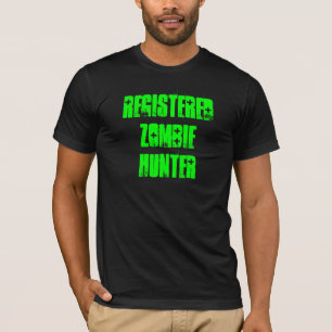 "Registered Zombie Hunter" MännerShirt T-Shirt