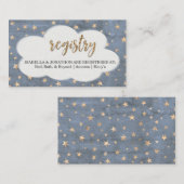 Registereinlage für die Kinderdusche von Jungen Begleitkarte (Vorne/Hinten)