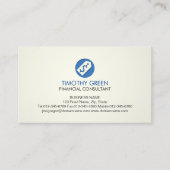 Registerkarte "Financial Consultant Services Dolla Visitenkarte (Vorderseite)