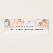 Registerkarte für florales Brautparty einfügen (Vorderseite)