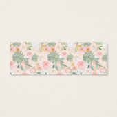 Registerkarte für florales Brautparty einfügen (Rückseite)