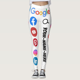 Registerkarte "Social Media Google Search" der Reg Leggings