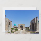 Registerplatz - Samarkand, Usbekistan, Asien Einladung (Vorderseite)