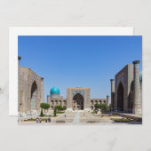 Registerplatz - Samarkand, Usbekistan, Asien Einladung (Vorne/Hinten)