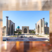 Registerplatz - Samarkand, Usbekistan, Asien Fensteraufkleber (Blatt 2)