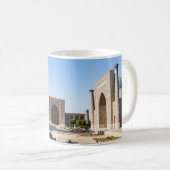 Registerplatz - Samarkand, Usbekistan, Asien Kaffeetasse (VorderseiteRechts)