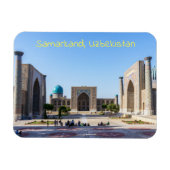 Registerplatz - Samarkand, Usbekistan, Asien Magnet (Horizontal)
