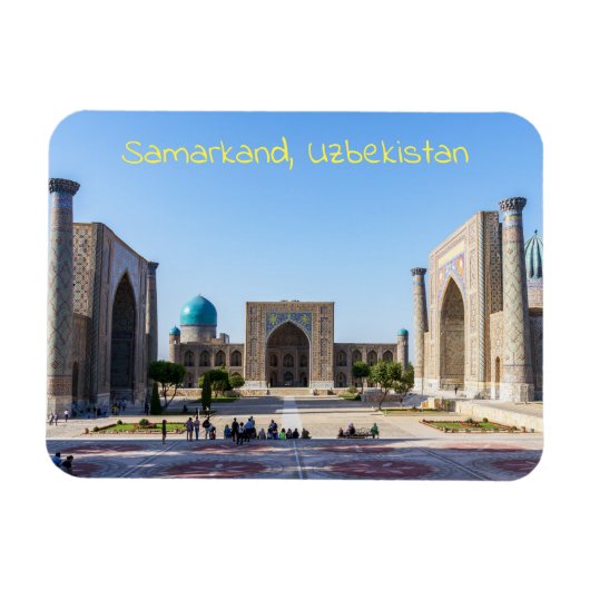 Registerplatz - Samarkand, Usbekistan, Asien Magnet (Horizontal)