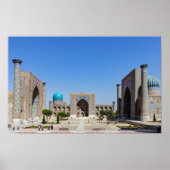 Registerplatz - Samarkand, Usbekistan, Asien Poster (Vorne)