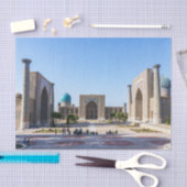 Registerplatz - Samarkand, Usbekistan, Asien Seidenpapier (Handwerk)