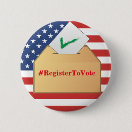 #RegisterToVote Studentenaktivismusknopf 2018 Button