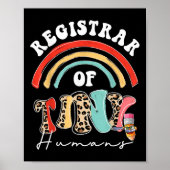 Registrar Of Tiny Humans, Funny School Team Regist Poster (Vorne)