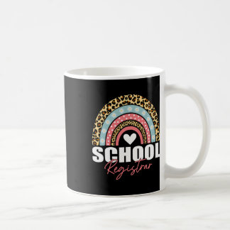 Registrar Rainbow Leopard 100. Schultag Kaffeetasse