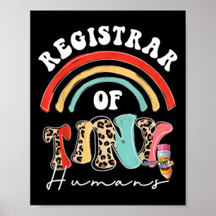Registrator von kleinen Menschen, Lustiges Schulte Poster