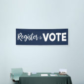 Registrieren Sie sich für die moderne weiße Typogr Banner (Messeveranstaltung)