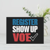 Registrieren Sie sich zur Abstimmung 2024 Einladung (Stehend Vorderseite)